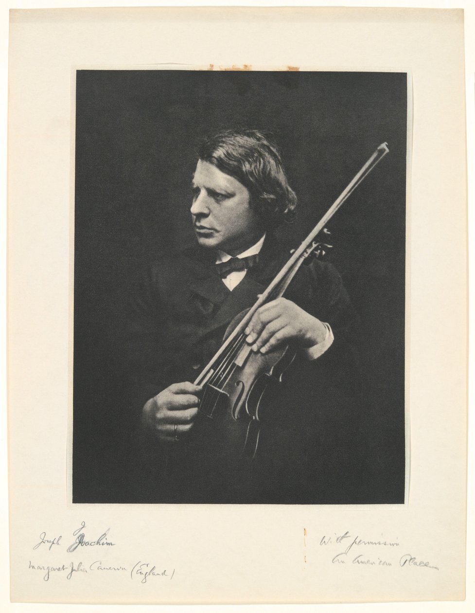 Joseph Joachim tekijältä Julia Margaret Cameron