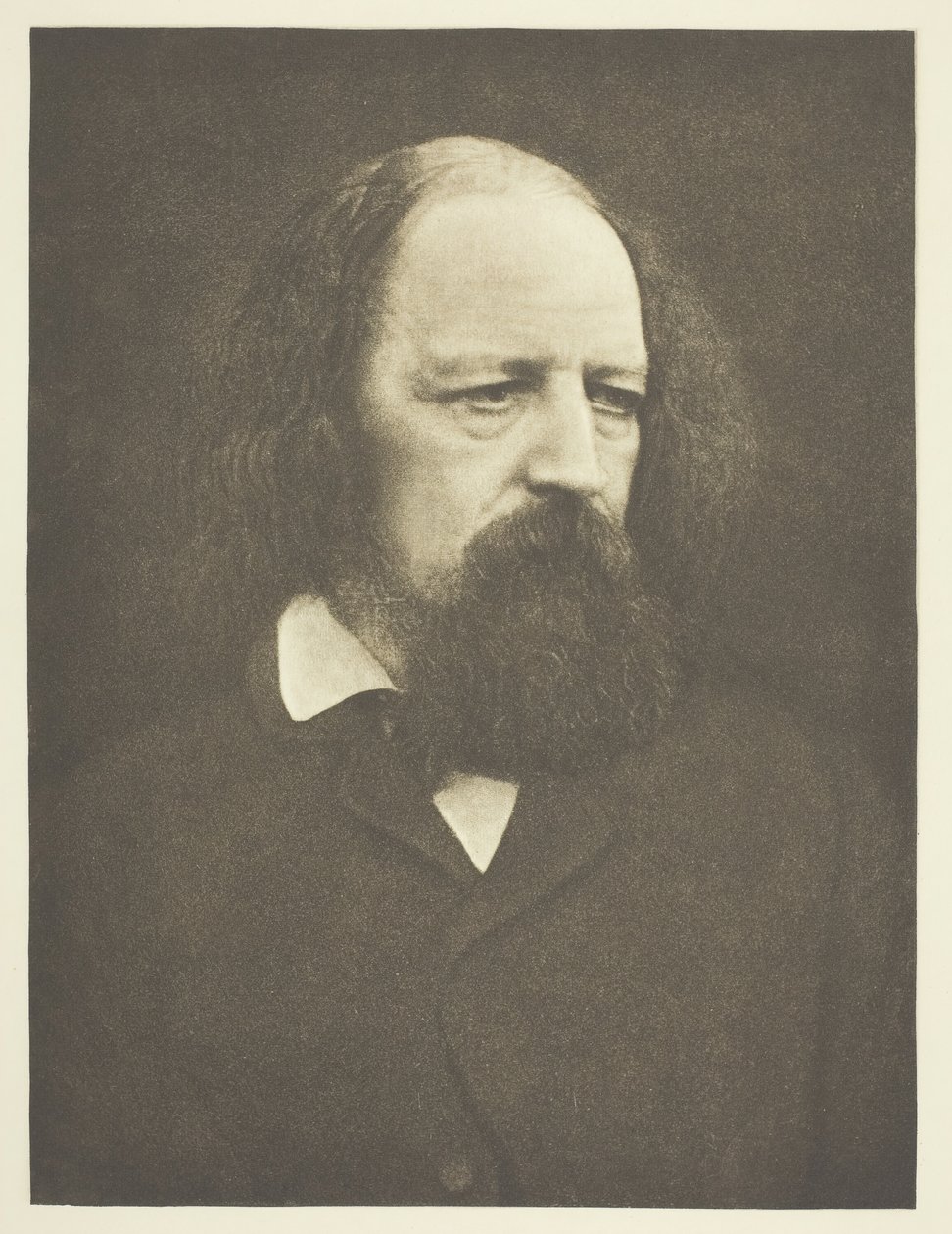 Lord Tennyson, 1867, painettu lokakuussa 1890. tekijältä Julia Margaret Cameron