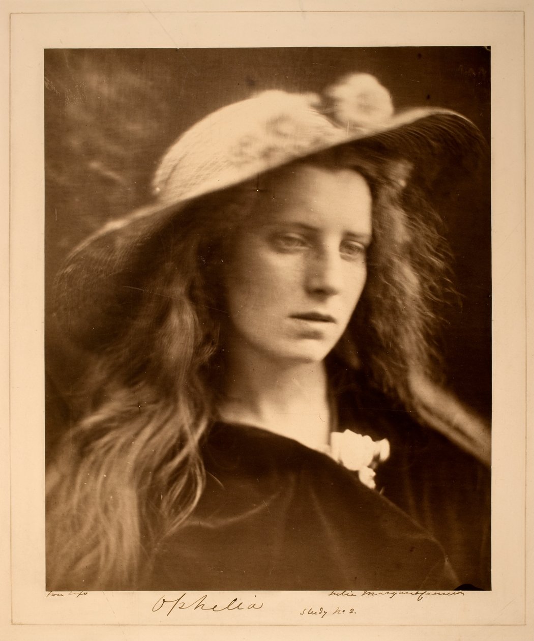 Ophelia-tutkimus nro 2 tekijältä Julia Margaret Cameron