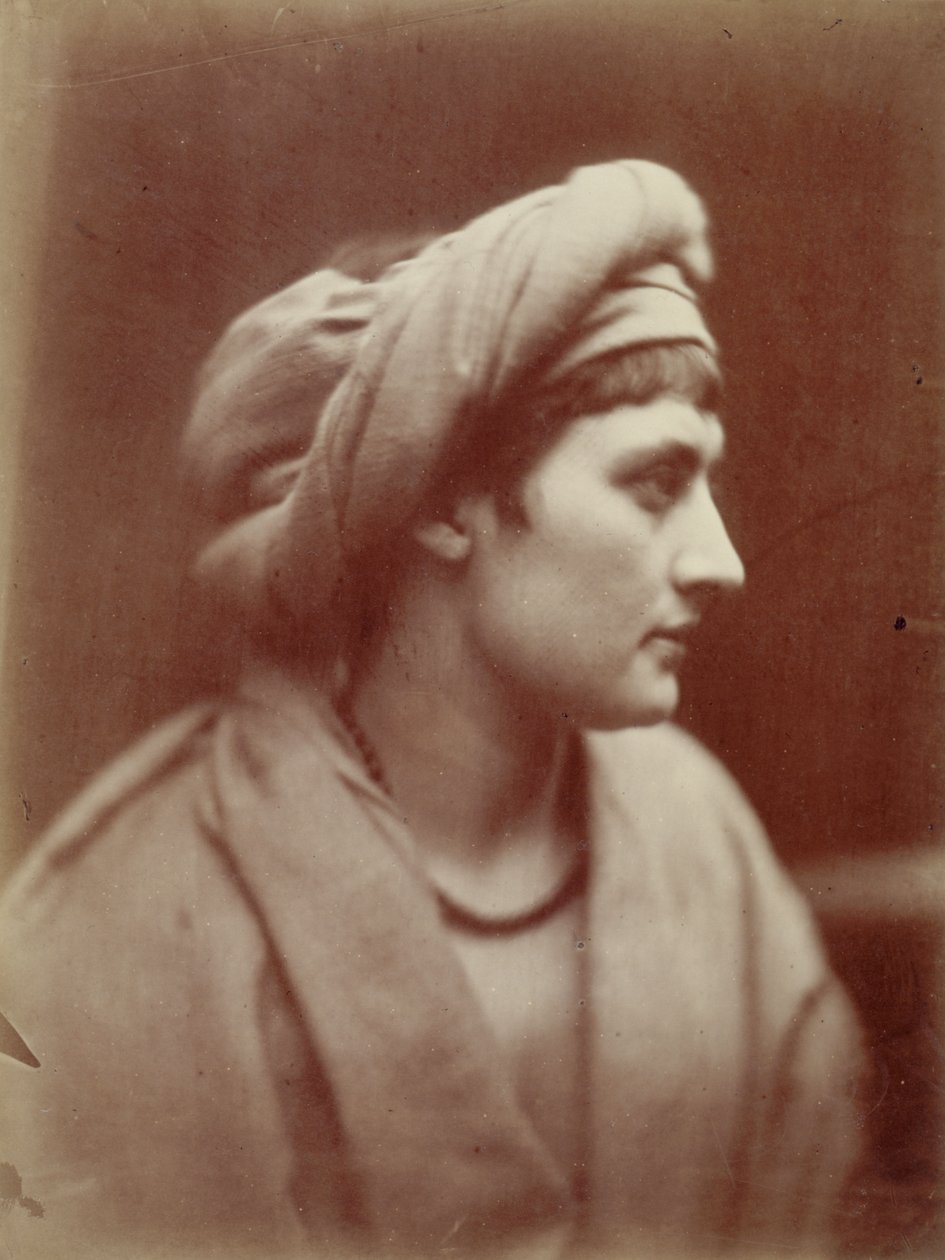 Turbaanipäisen naisen muotokuva tekijältä Julia Margaret Cameron