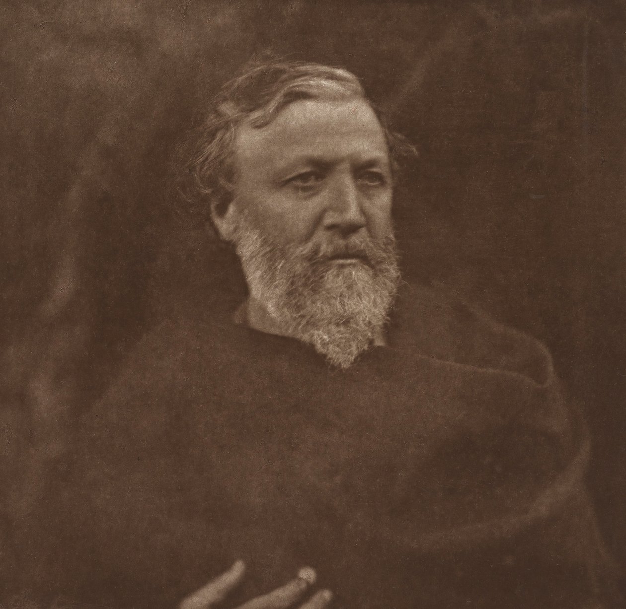 Robert Browning, toukokuu 1865, painettu n. 1902. tekijältä Julia Margaret Cameron