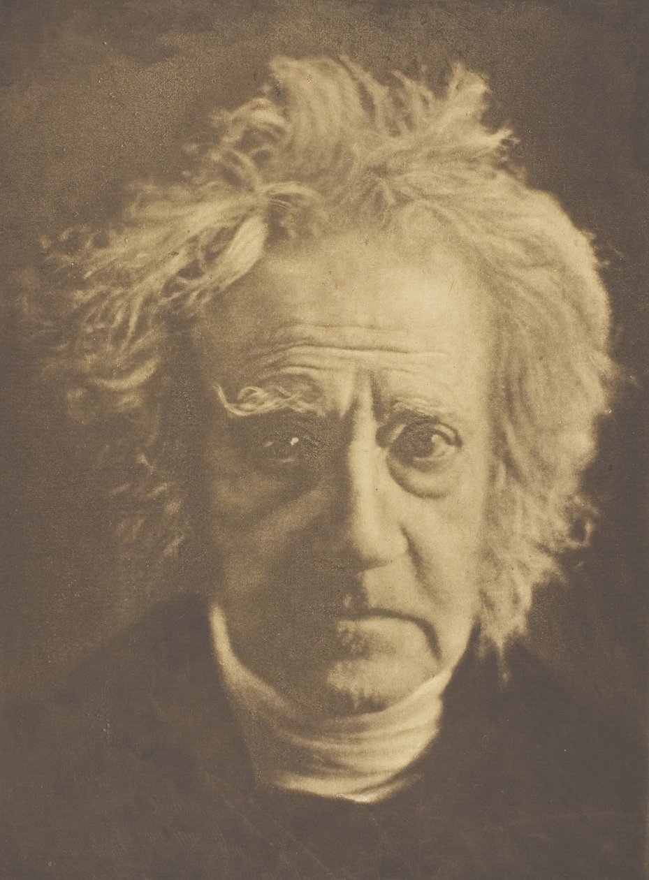 Sir John Herschel, 1867, painettu n. 1893. tekijältä Julia Margaret Cameron