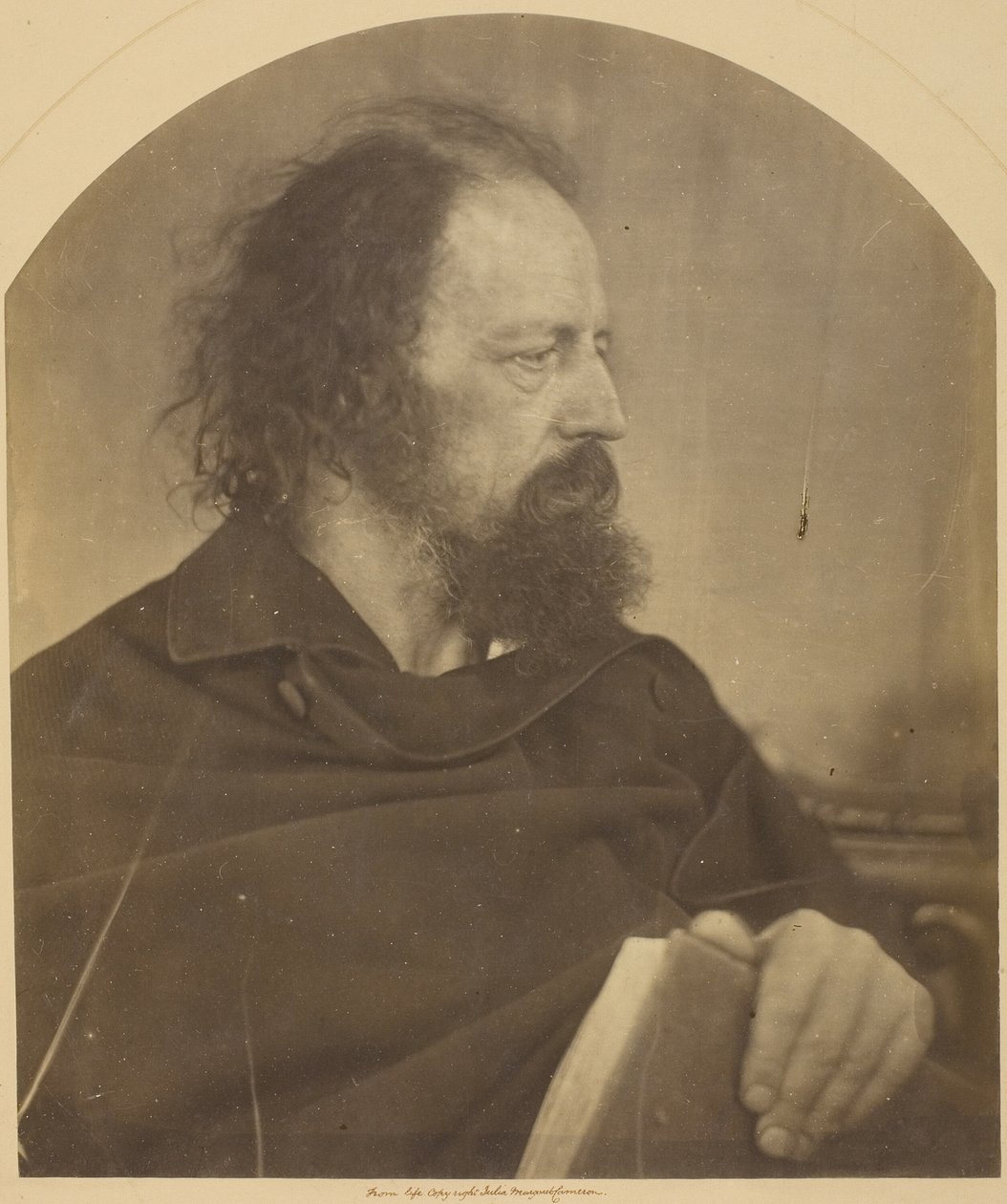 El monjo brut, Alfred Tennysonfinnish tekijältä Julia Margaret Cameron
