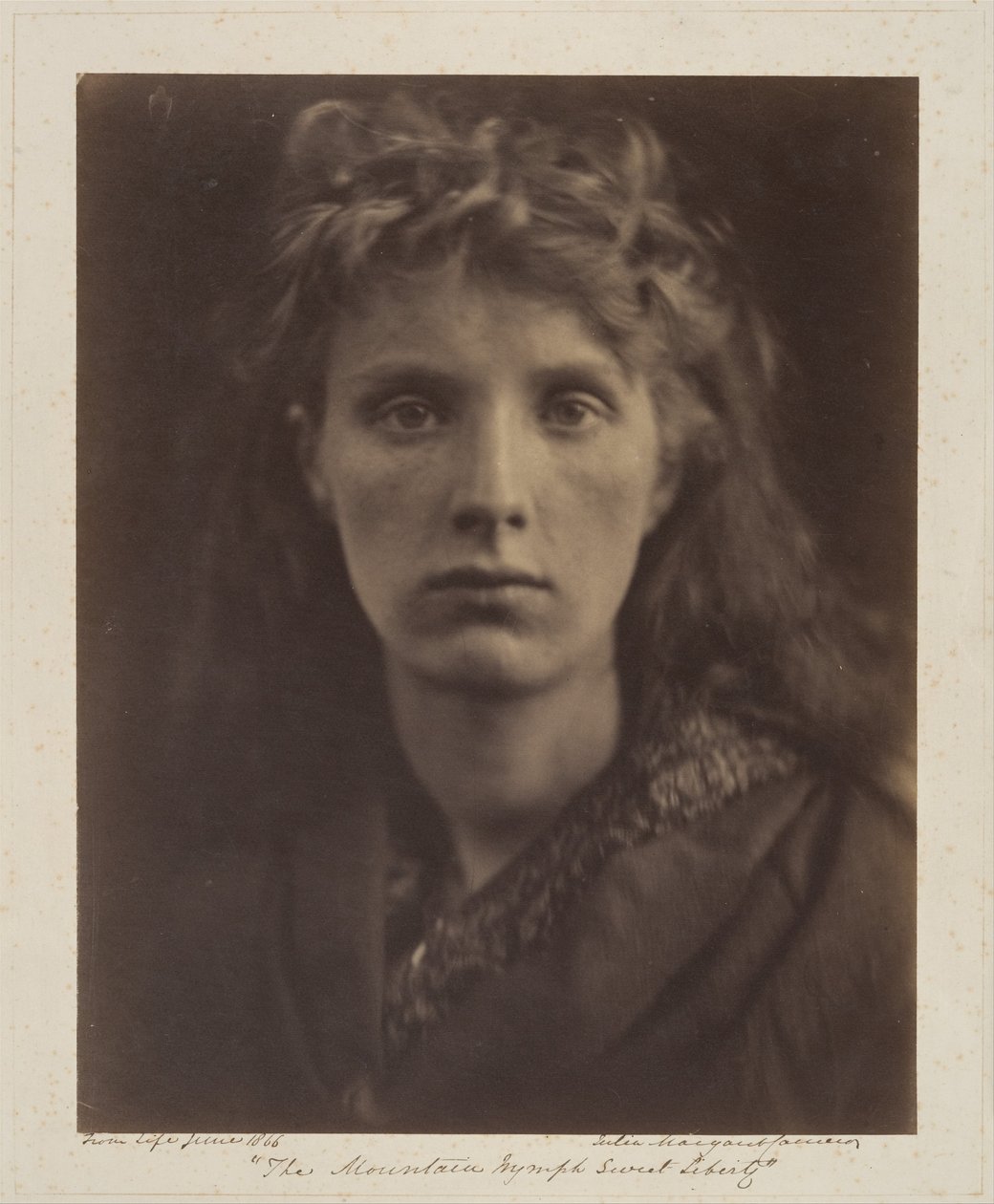 Vuoristonymfi suloinen vapaus tekijältä Julia Margaret Cameron