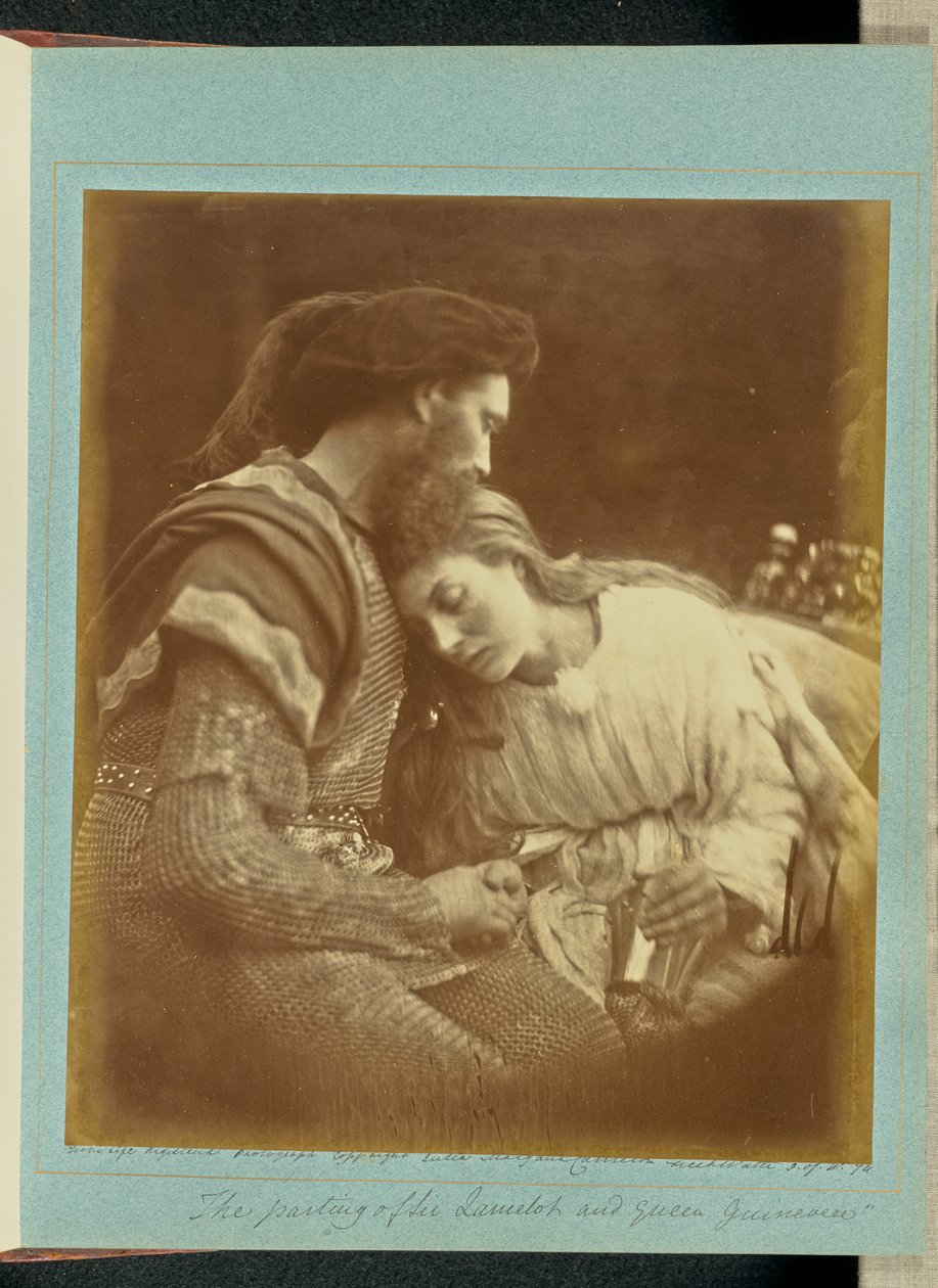 Sir Lancelotin ja kuningatar Guineveren jäähyväiset tekijältä Julia Margaret Cameron