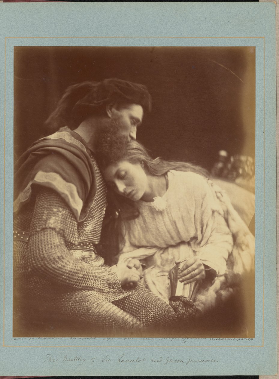 Sir Lancelotin ja kuningatar Guineveren jäähyväiset tekijältä Julia Margaret Cameron