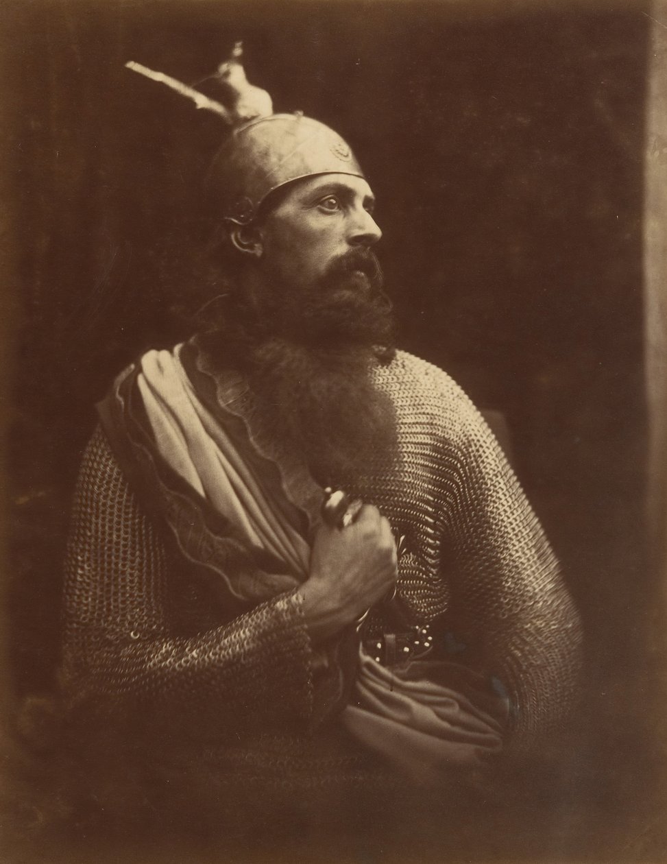 Kuningas Arthurin kuolema, 1874. tekijältä Julia Margaret Cameron