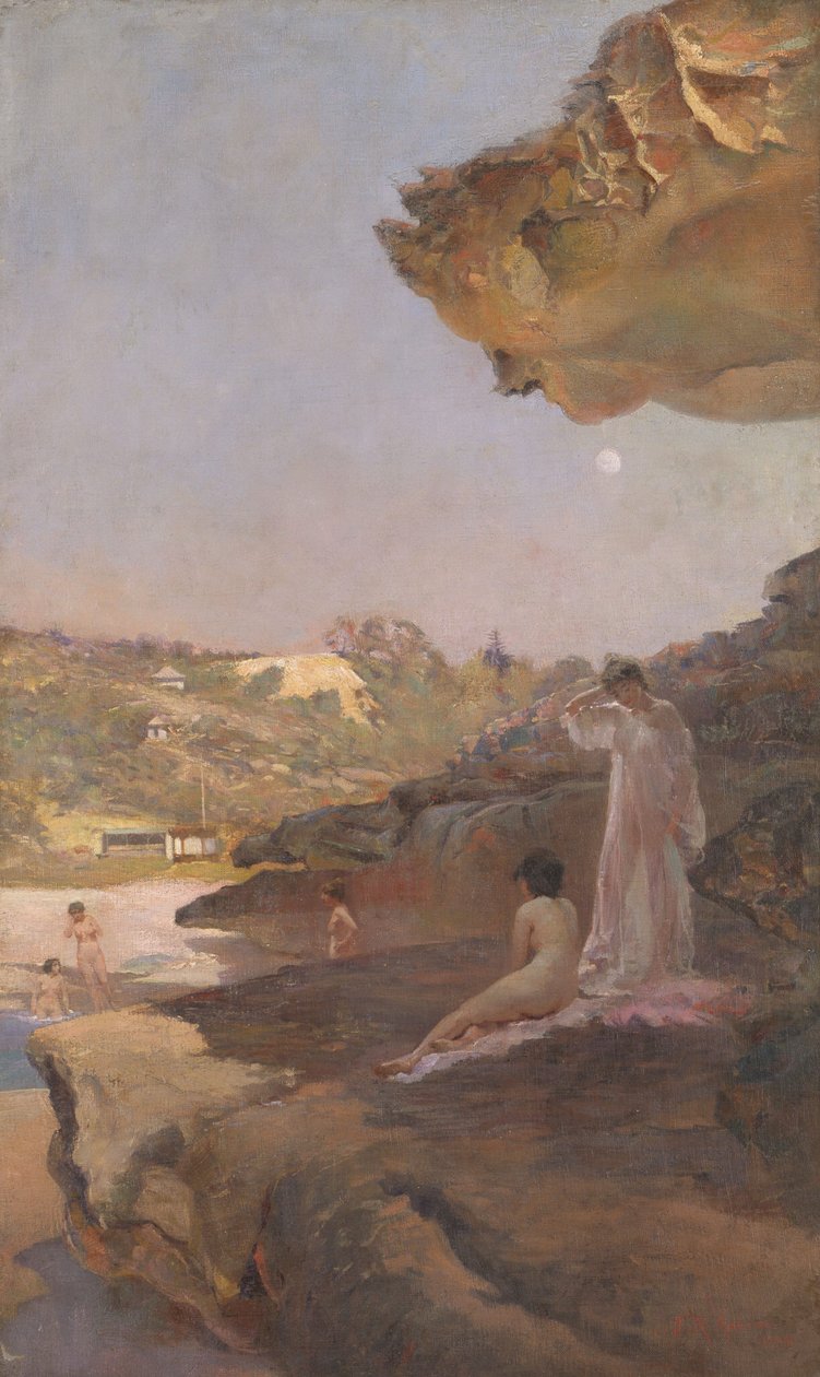 Tamarama Beach, neljäkymmentä vuotta sitten, kesäaamu tekijältä Julian Rossi Ashton