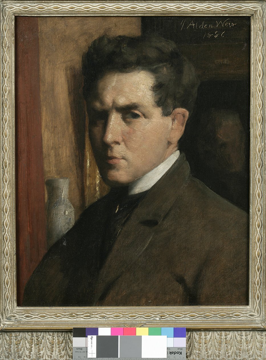 Omakuva, 1886 tekijältä Julian Alden Weir