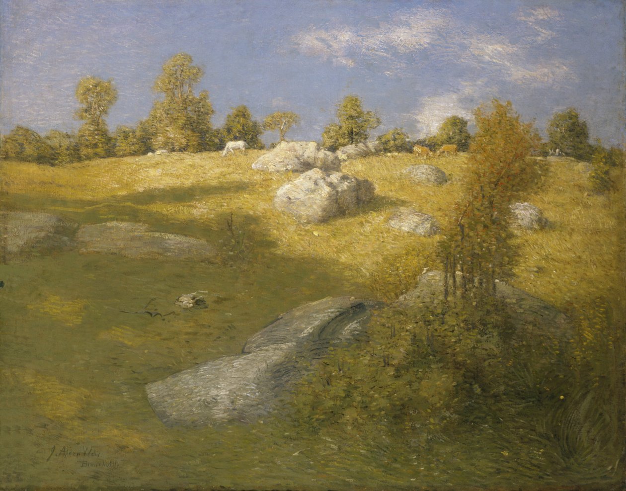 Upland Pasture, n. 1905. tekijältä Julian Alden Weir