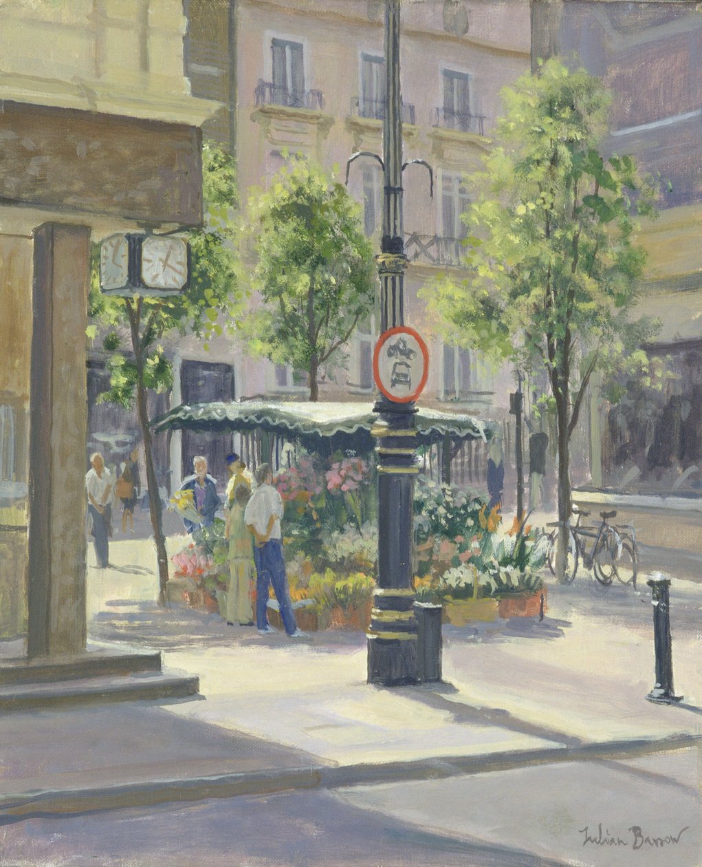 Bond Streetin kukkakioski tekijältä Julian Barrow