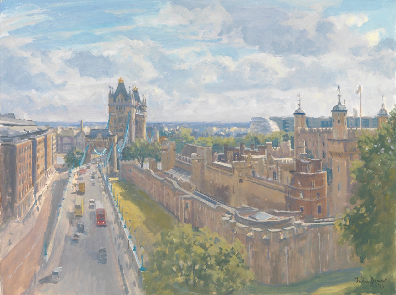 Tower Bridge ja Tower of London, 2010 tekijältä Julian Barrow