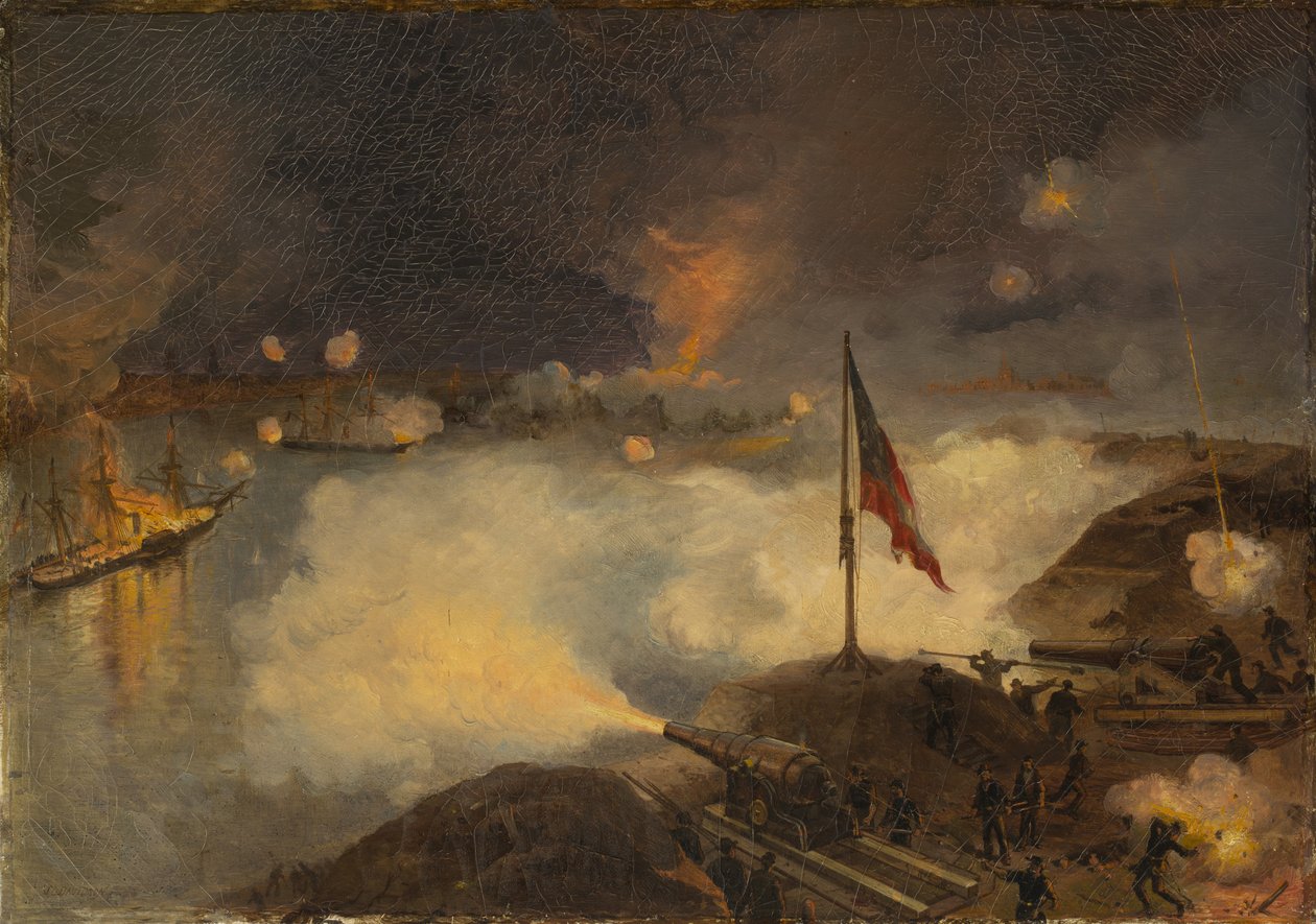 Port Hudsonin taistelu, La., 1863, 1886 tekijältä Julian Oliver Davidson