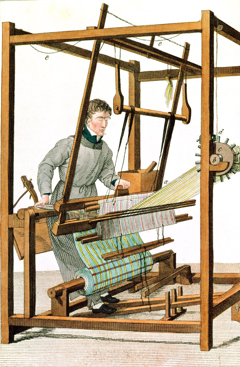 Sokea mies kangaspuulla, levy 17 tohtori Sebastien Guillien (1780-1865) kirjasta "Essai sur l