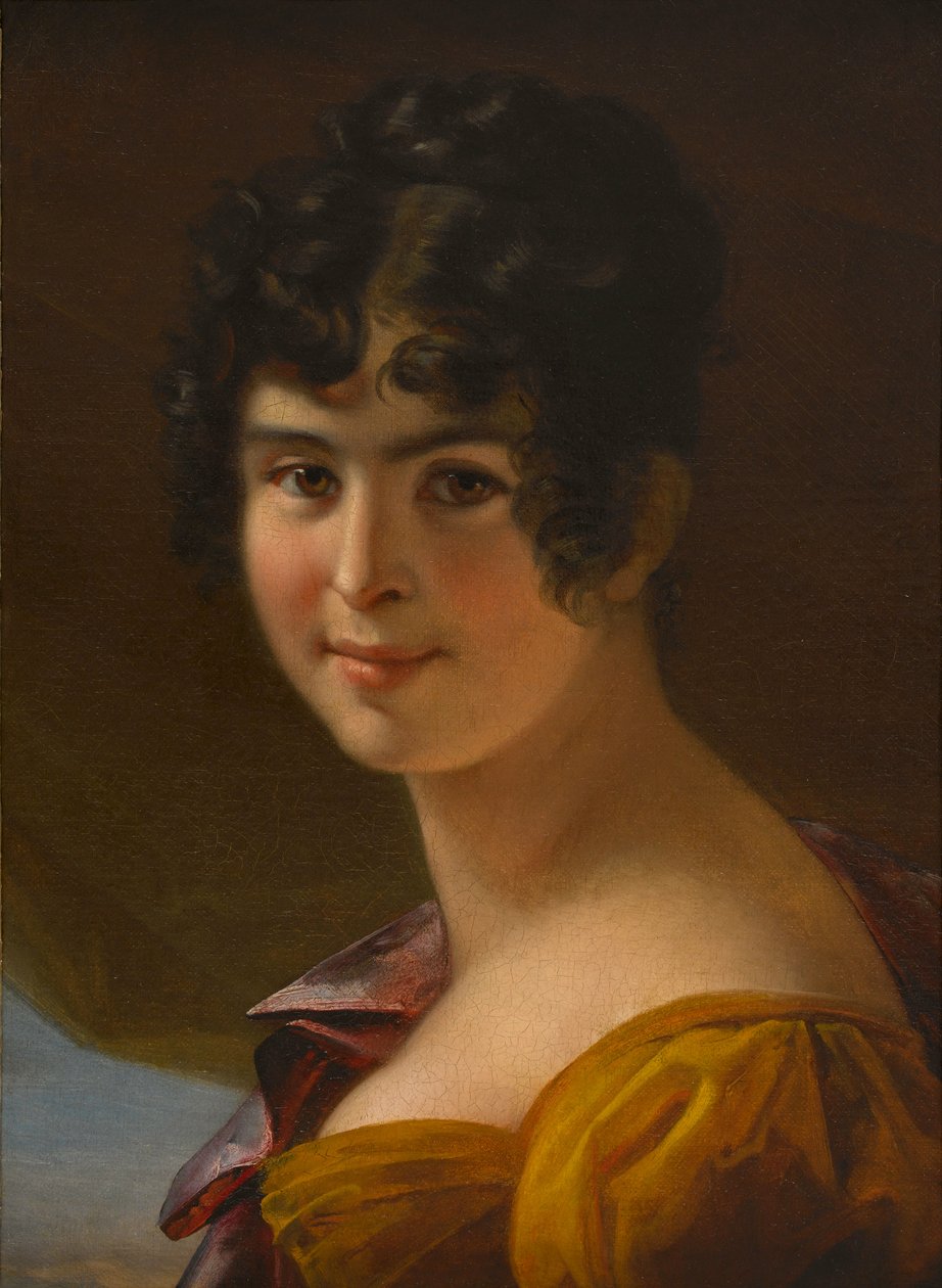 Adele Foucherin muotokuva 1803-1868, noin 1820. tekijältä Julie Duvidal de Montferrier