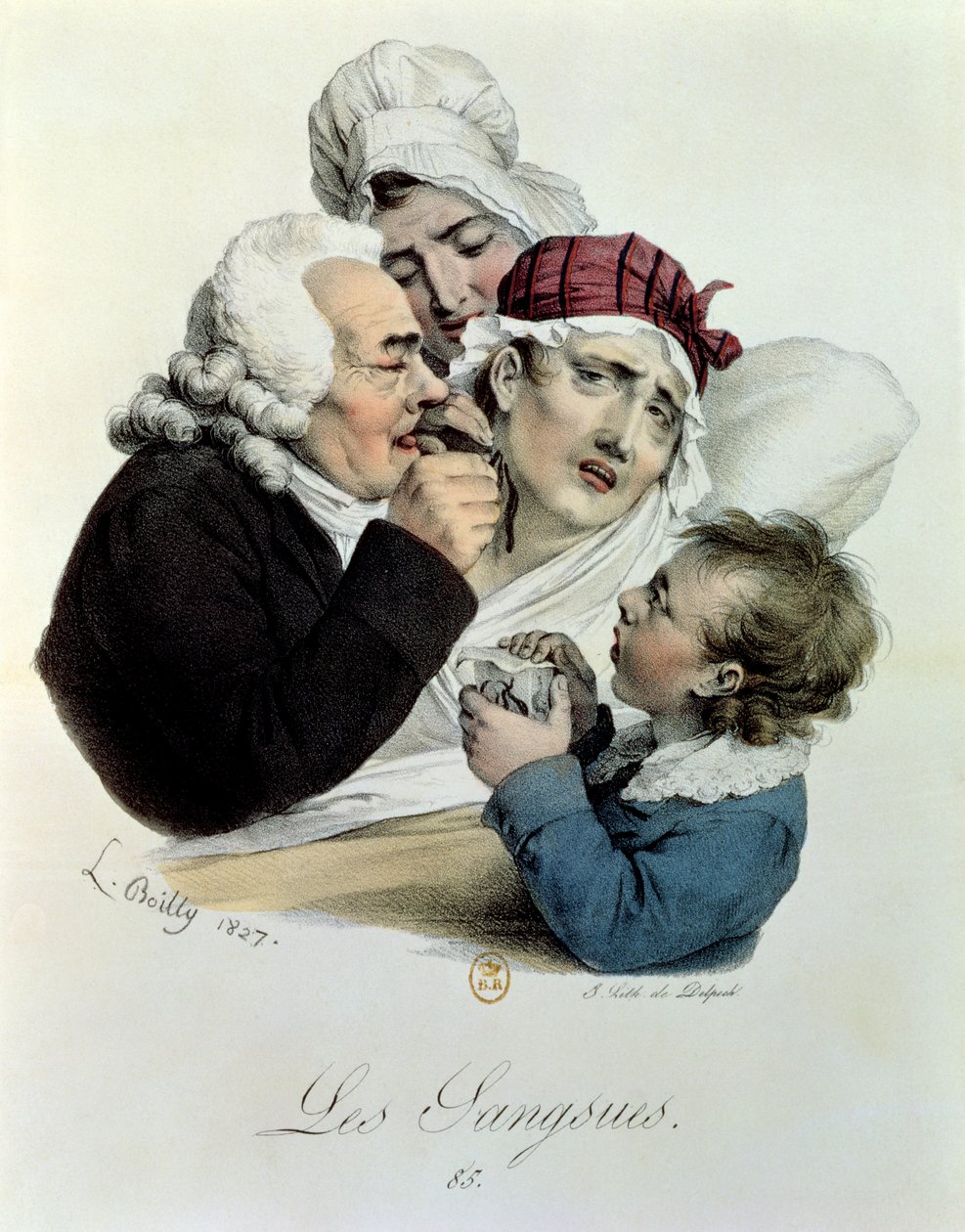Iilimatoja, kaiverrus Delpech, 1827 tekijältä Julien Leopold Boilly