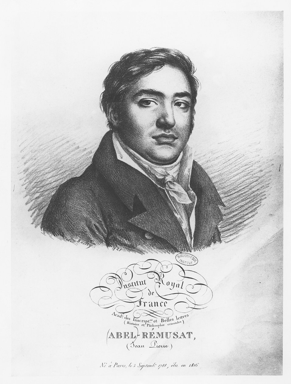 Abel Rémusatin muotokuva tekijältä Julien Leopold Boilly