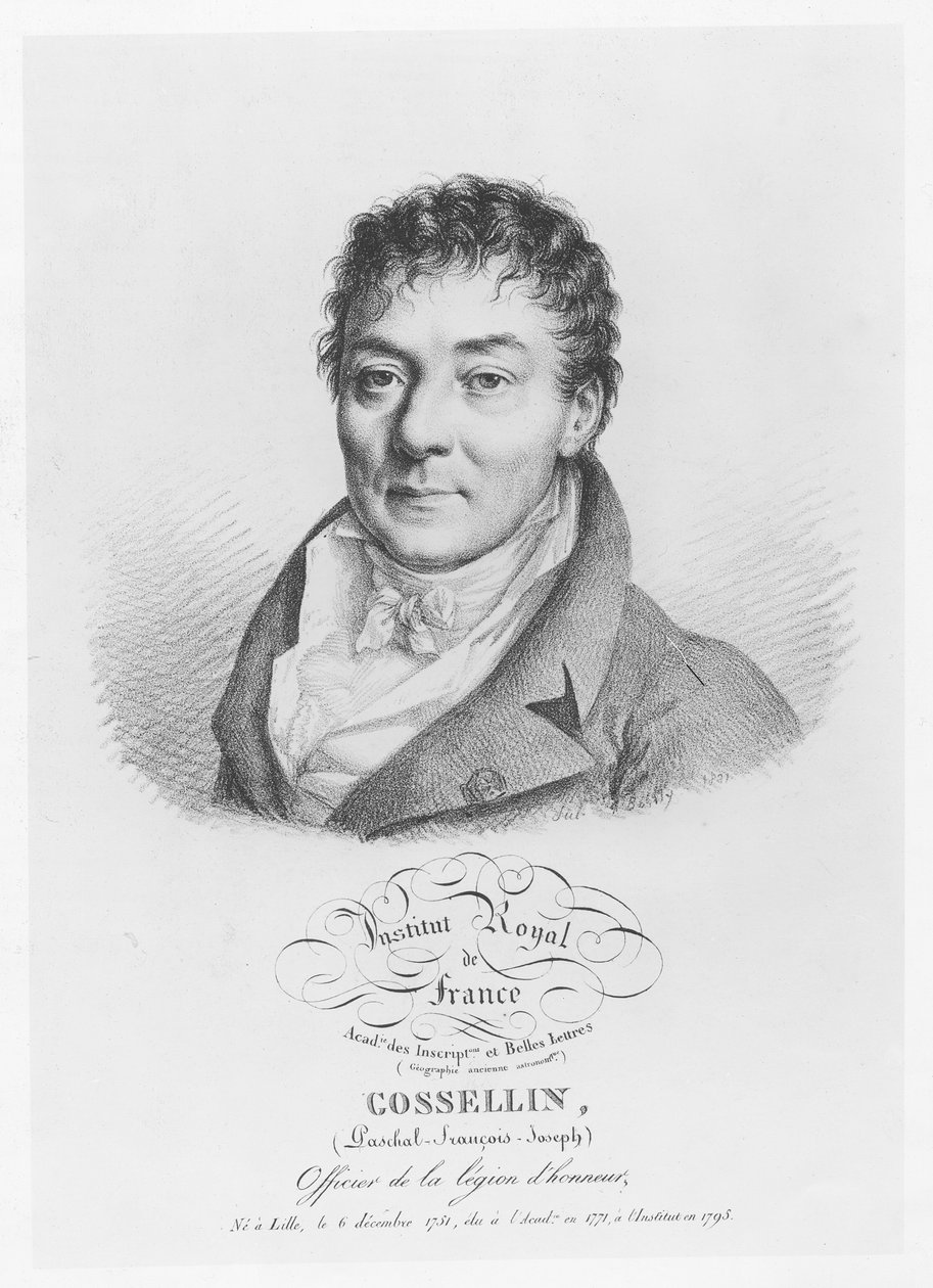 Pascal Joseph François Gosselinin muotokuva, 1821 tekijältä Julien Leopold Boilly