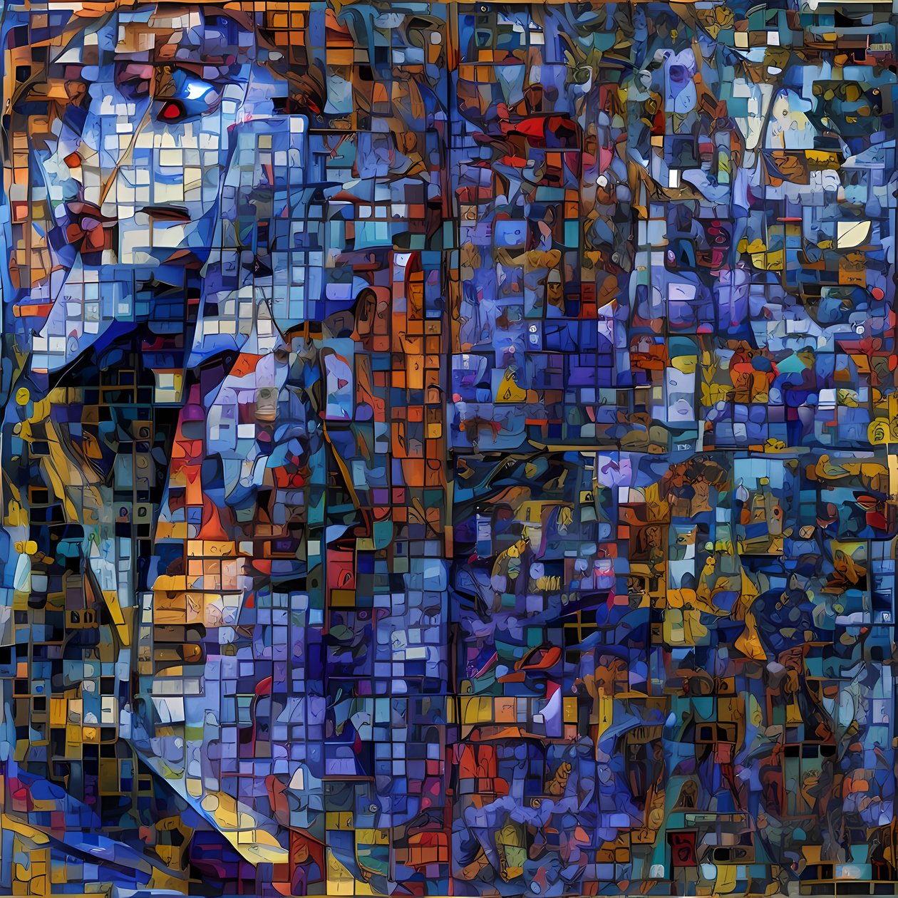 Mosaiikki Blaussa tekijältä Julien Decapo