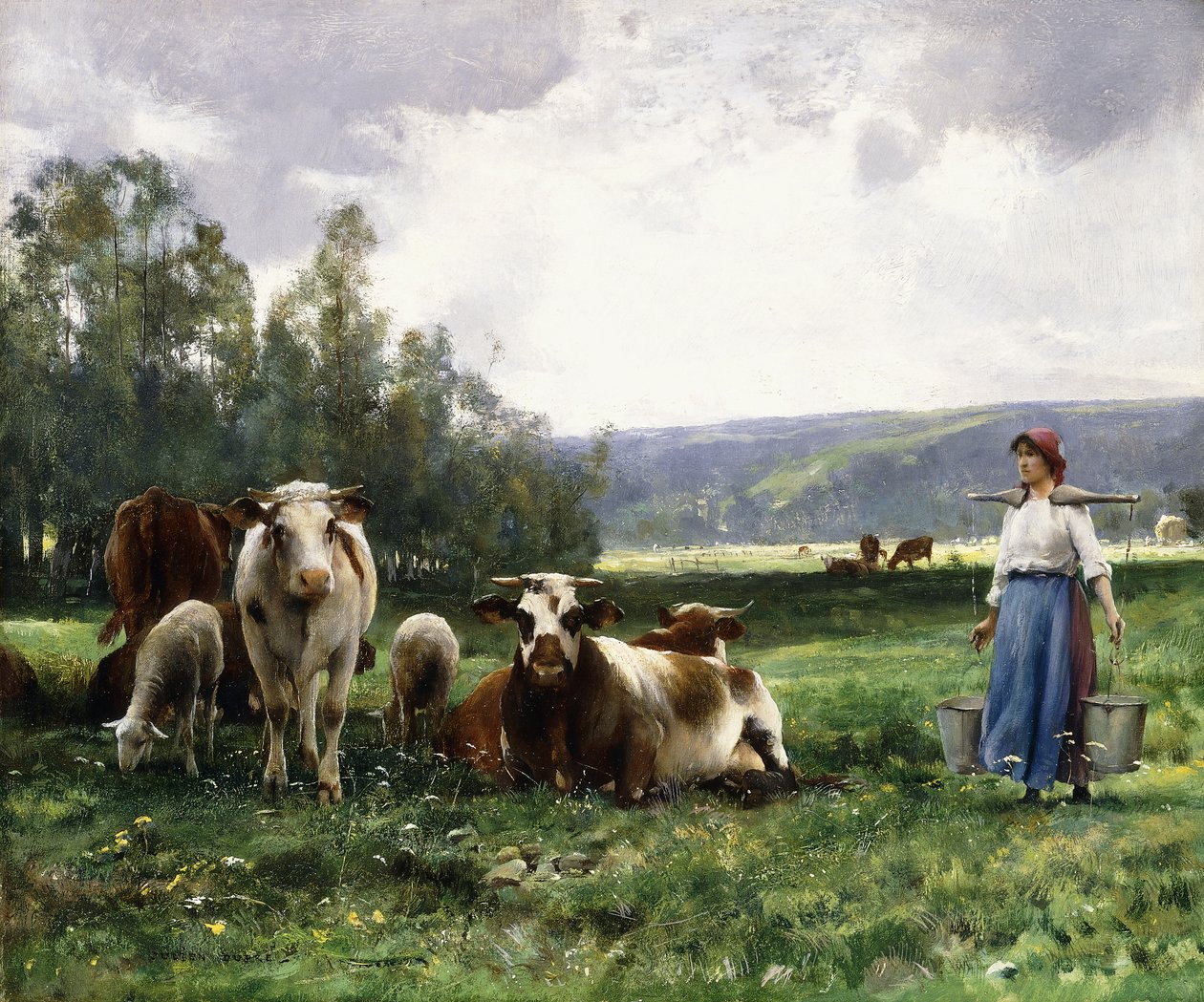 Lehmän laidun, tekijältä Julien Dupre