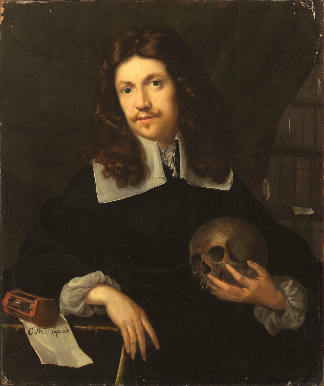 Vanitas-kuva herrasmiehestä tekijältä Julien Franciscus de Geest