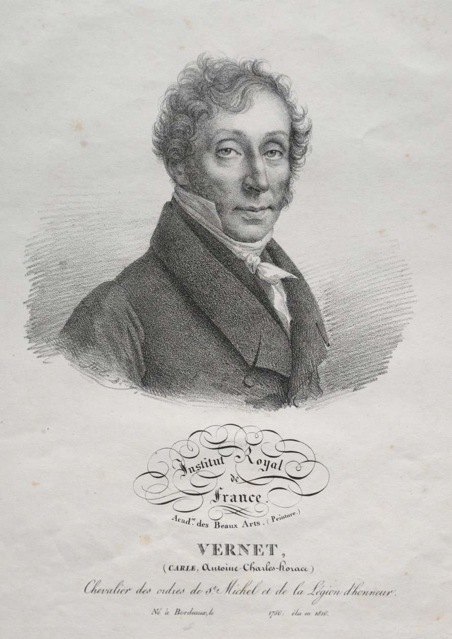 Carl Vernet tekijältä Julien Leopold Boilly
