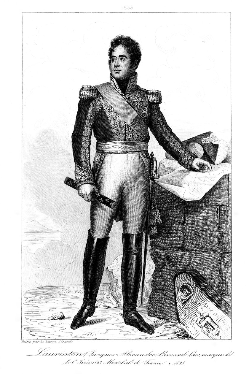 Jacques Lauriston 1768-1828, Lauristonin markiisi, 1839. tekijältä Julien Leopold Boilly