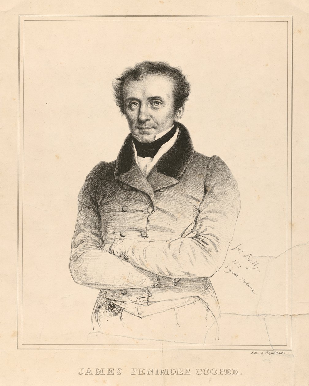 James Fenimore Cooper tekijältä Julien Leopold Boilly