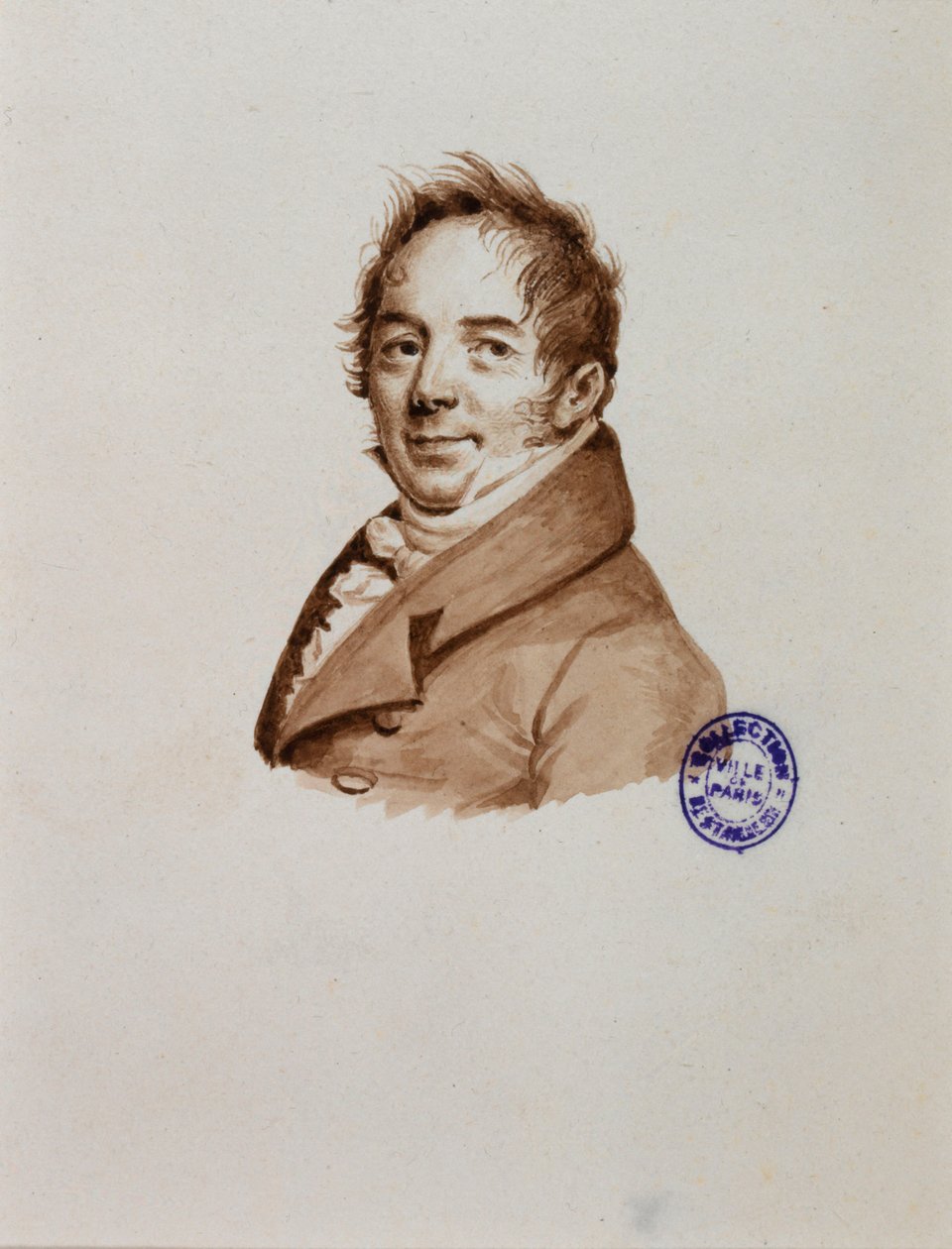 Porträt des Bildhauers Bosio tekijältä Julien Leopold Boilly