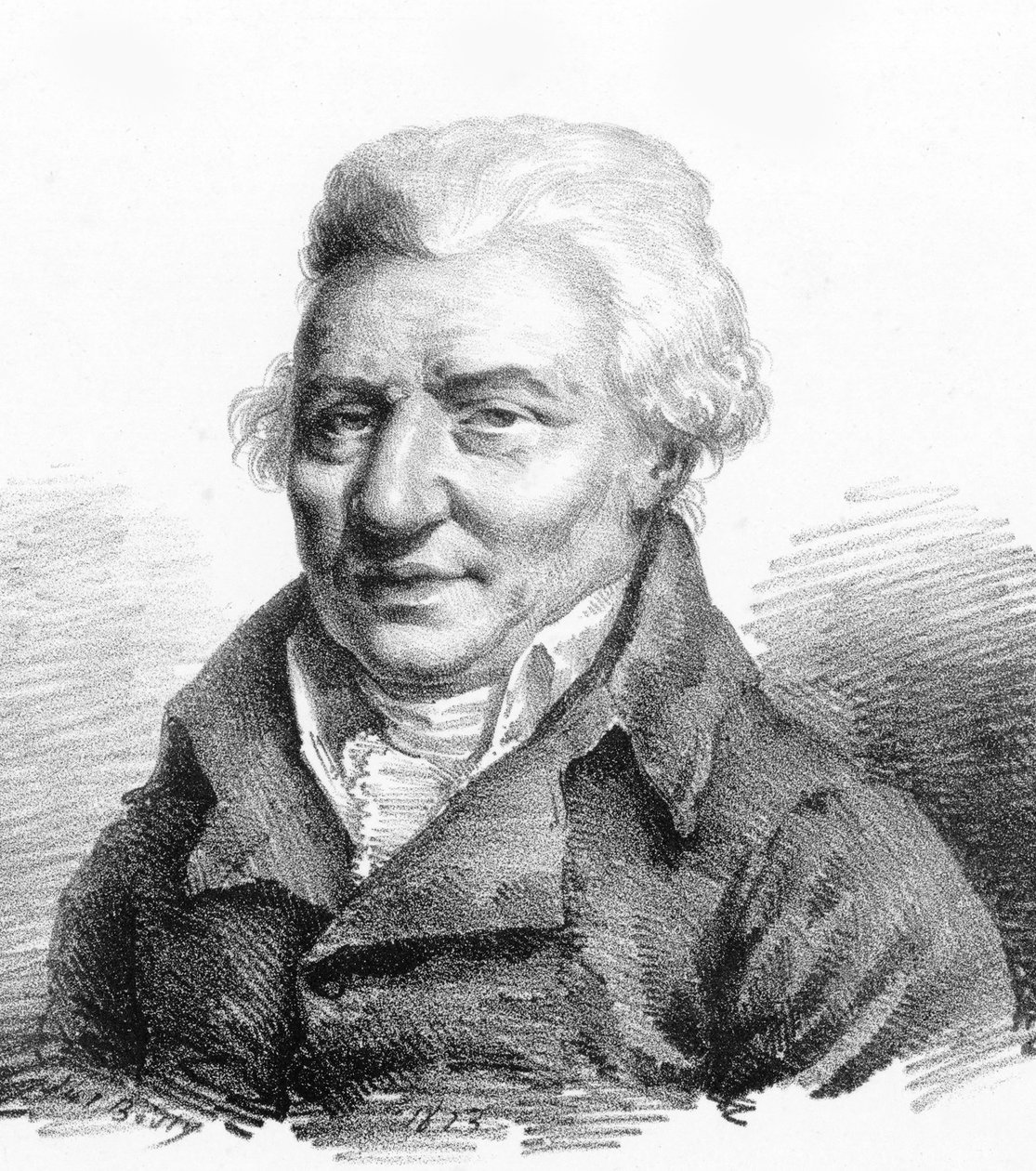 Säveltäjä Pierre-Alexandre Monsignyn muotokuva 1729-1817, 1823. tekijältä Julien Leopold Boilly