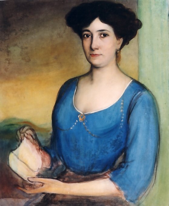 La Senora de Casanueva Boceto para el retrato. tekijältä Julio Romero de Torres