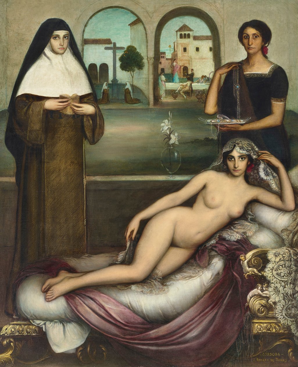 Kaksi polkua, 1915. tekijältä Julio Romero de Torres