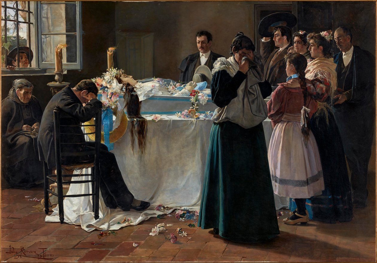 Katsokaa kuinka kaunis hän oli, 1895. tekijältä Julio Romero de Torres