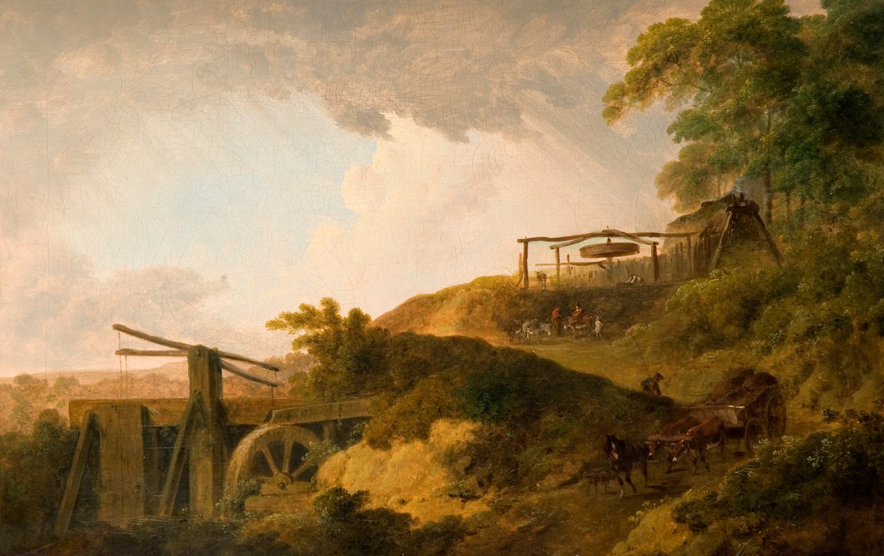 Watershot Wheel tekijältä Julius Caesar Ibbetson