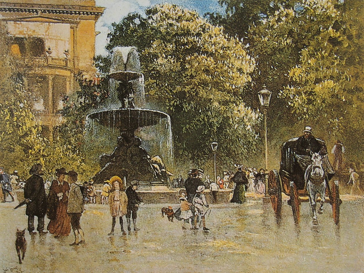 Kemperplatz, altes Berlin, 1889? tekijältä Julius Jacob