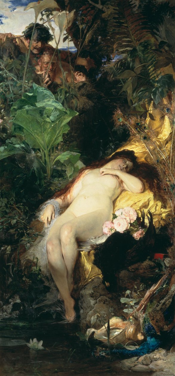 Nymfi ja Fauns tekijältä Julius Kronberg