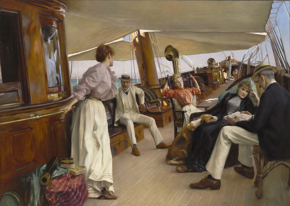 Veneellä Namouna, Venetsia tekijältä Julius Leblanc Stewart