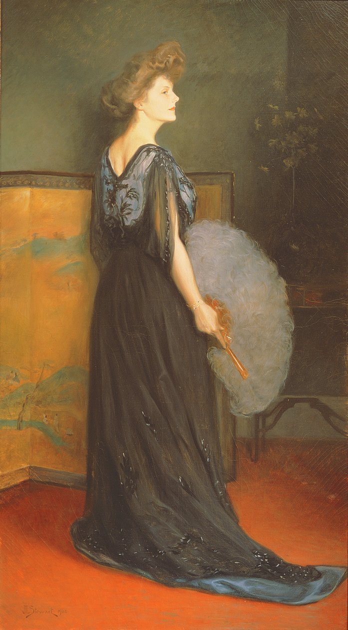 Rouva Francis Stanton Blaken muotokuva, 1908 tekijältä Julius Leblanc Stewart