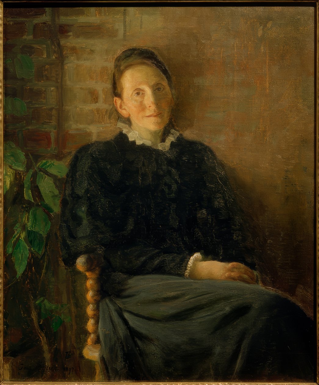 Pauline Hirschsprungin muotokuva tekijältä Julius Paulsen