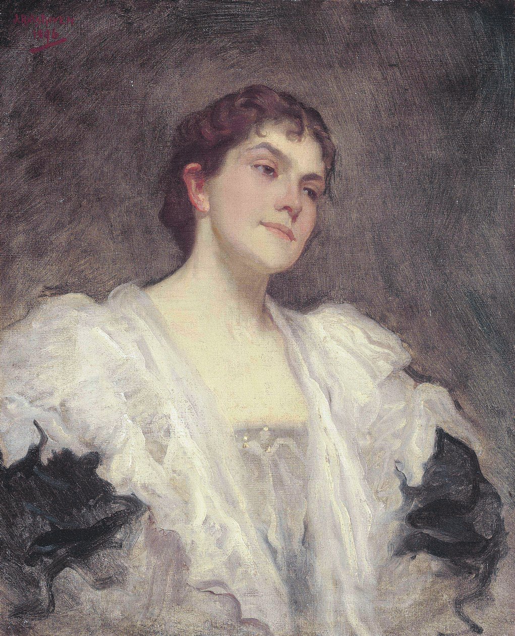 Laulaja Lady Lillian June Henschel nee Bailey tekijältä Julius C. Rolshoven