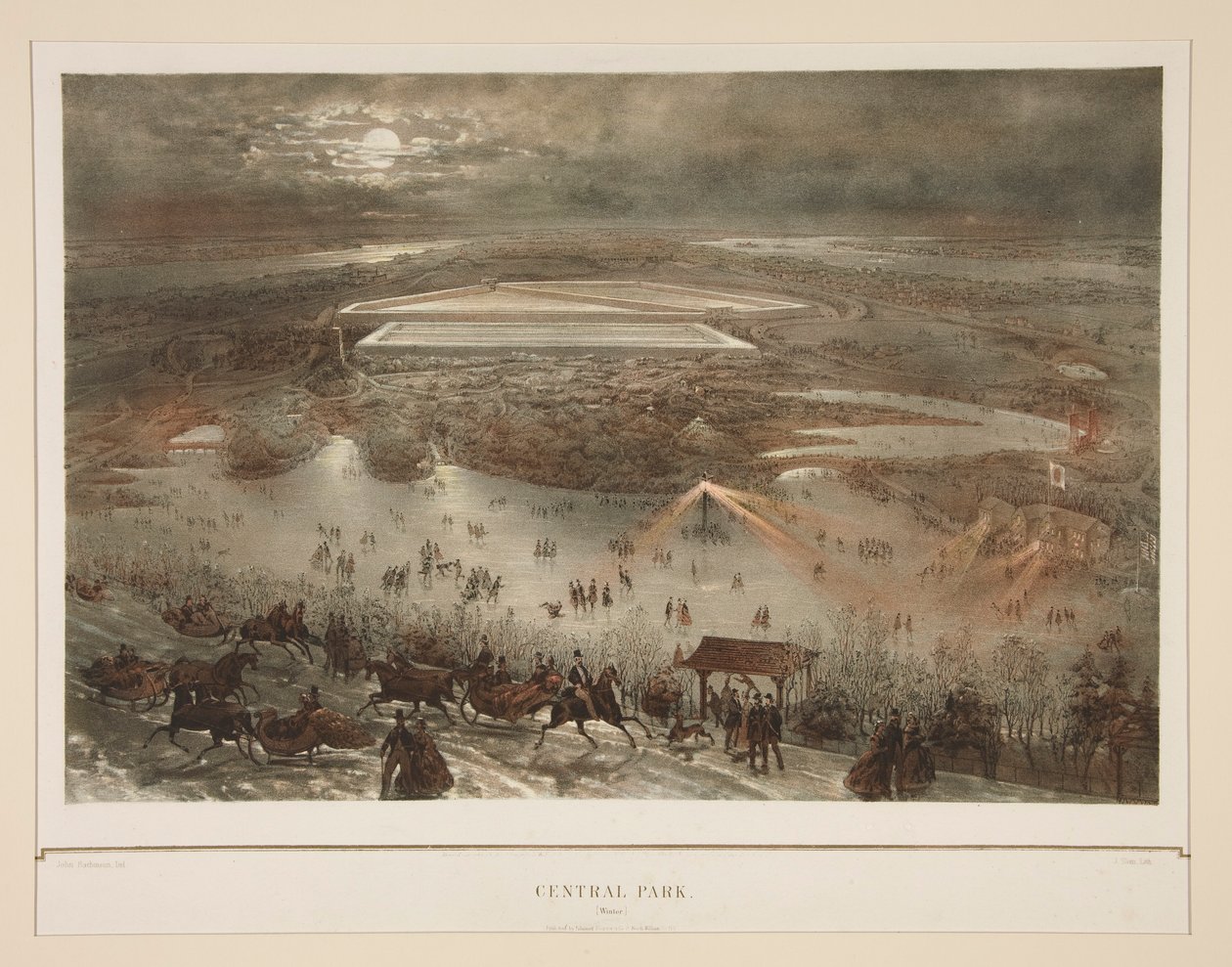 Central Park (talvi) tekijältä Julius Bien