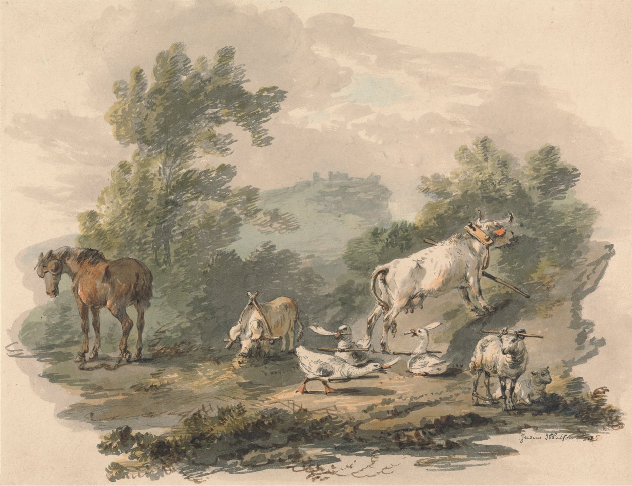 Farmyard Animals: Tribulation tekijältä Julius Caesar Ibbetson