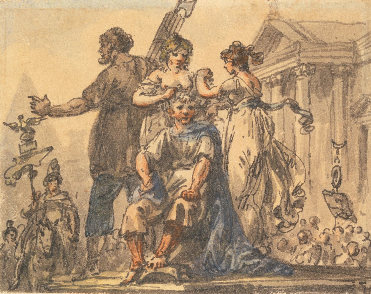 Die Bildung der Bürgerkrone tekijältä Julius Caesar Ibbetson
