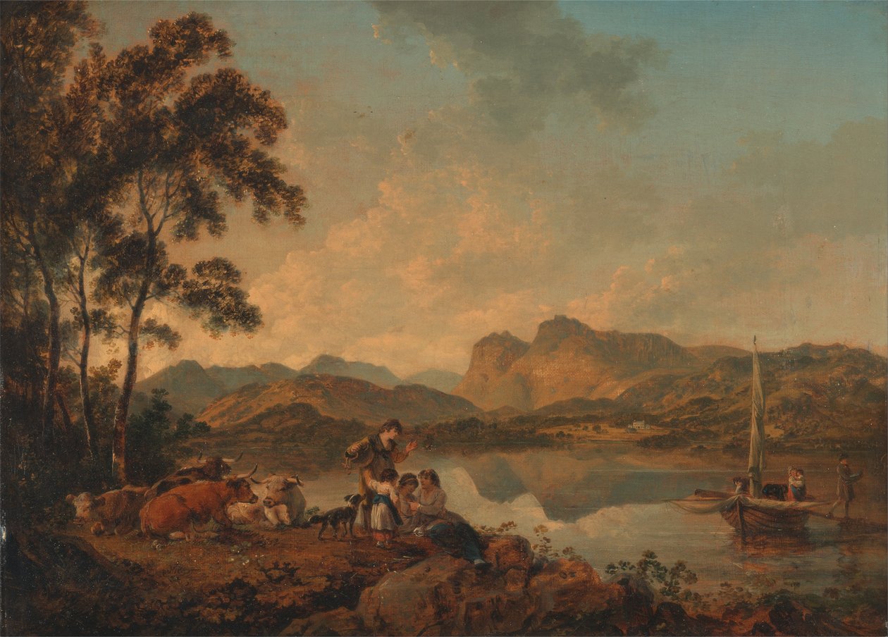 Langdale Pikes Lowoodista tekijältä Julius Caesar Ibbetson