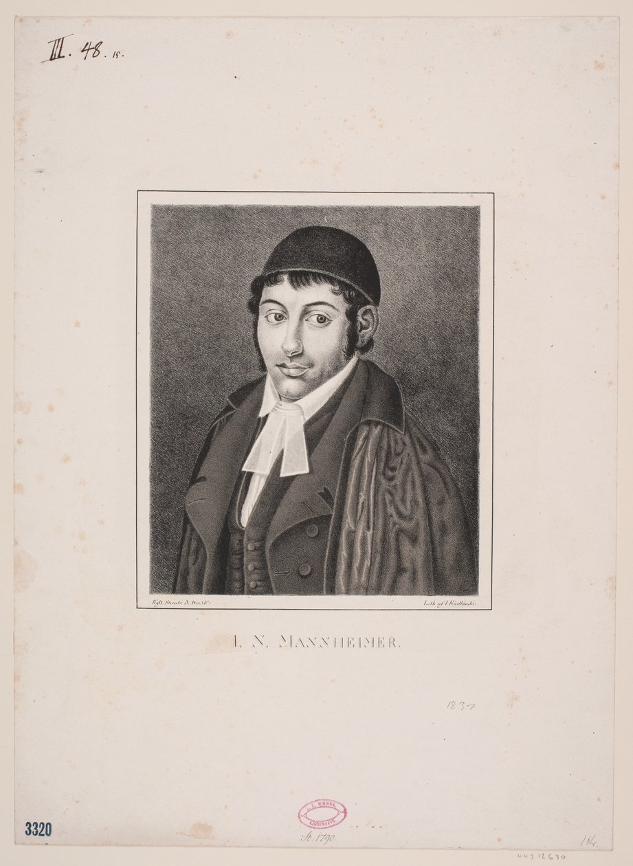 Rabbi I.N. Mannheimer tekijältä Julius Friedlænder