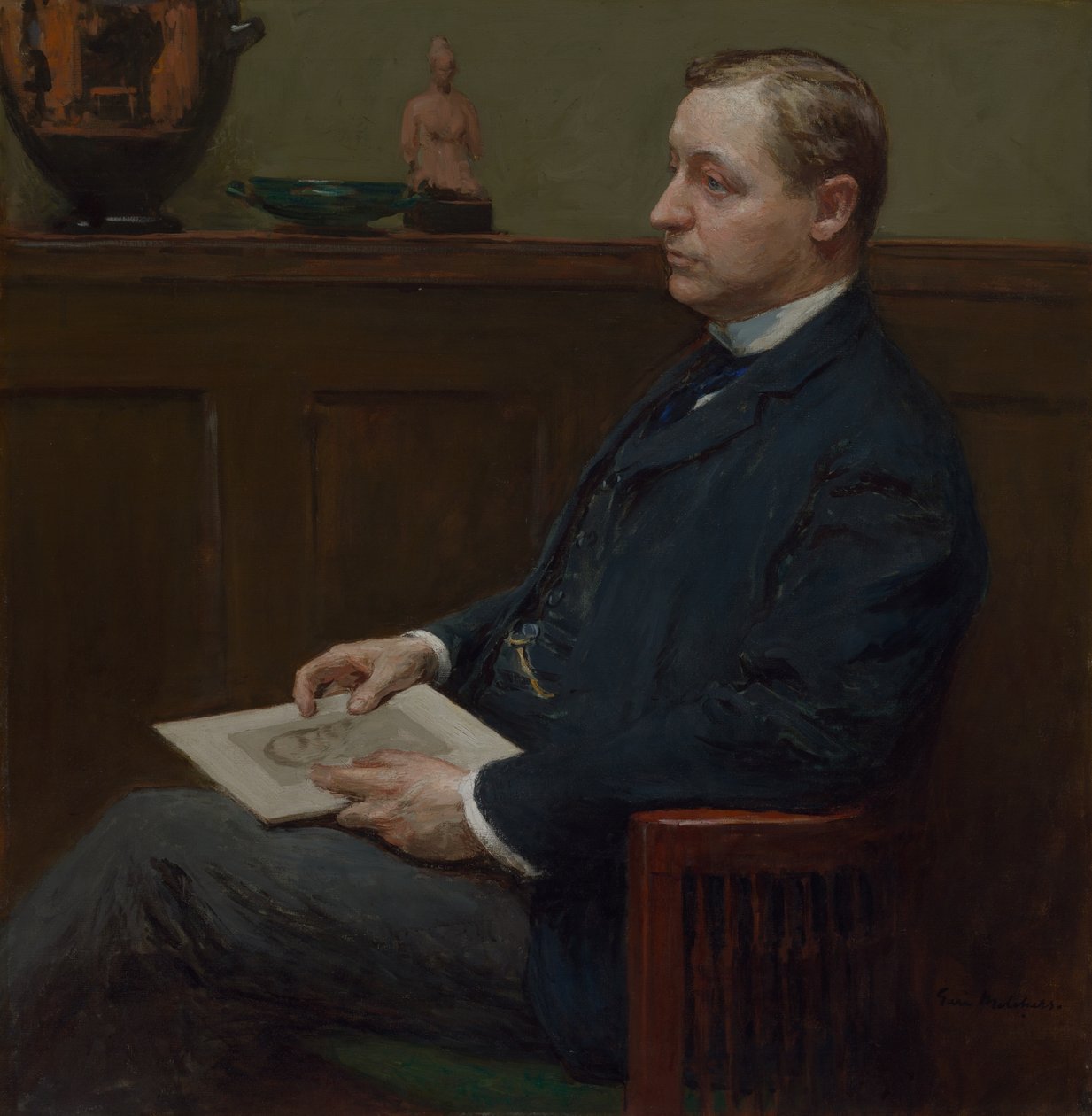 Charles Lawrence Hutchinsonin muotokuva tekijältä Julius Gari Melchers