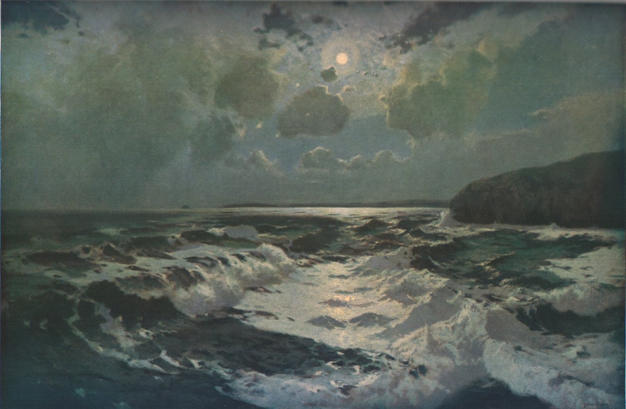 The Reef, St Ives Bay, Cornwall, 1800-luvun loppu - 1900-luvun alku, n. 1930. tekijältä Julius Olsson