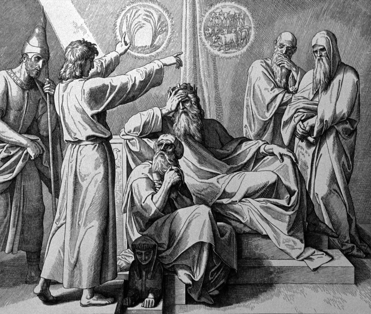 Joosef ja farao tekijältä Julius Schnorr von Carolsfeld