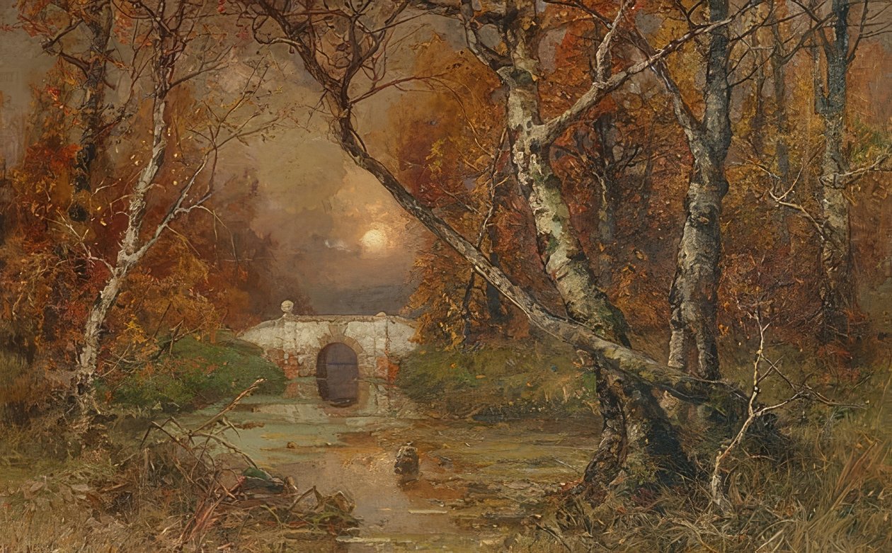 Puisto. 1883 tekijältä Julius Sergius von Klever
