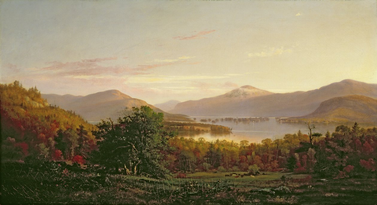 Näkymä George-järvelle tekijältä Junius R. Sloan